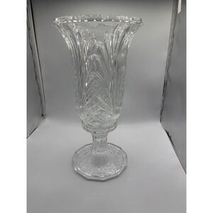 Vintage Towle 24% Lead Crystal Hurricane Candle Holder USA